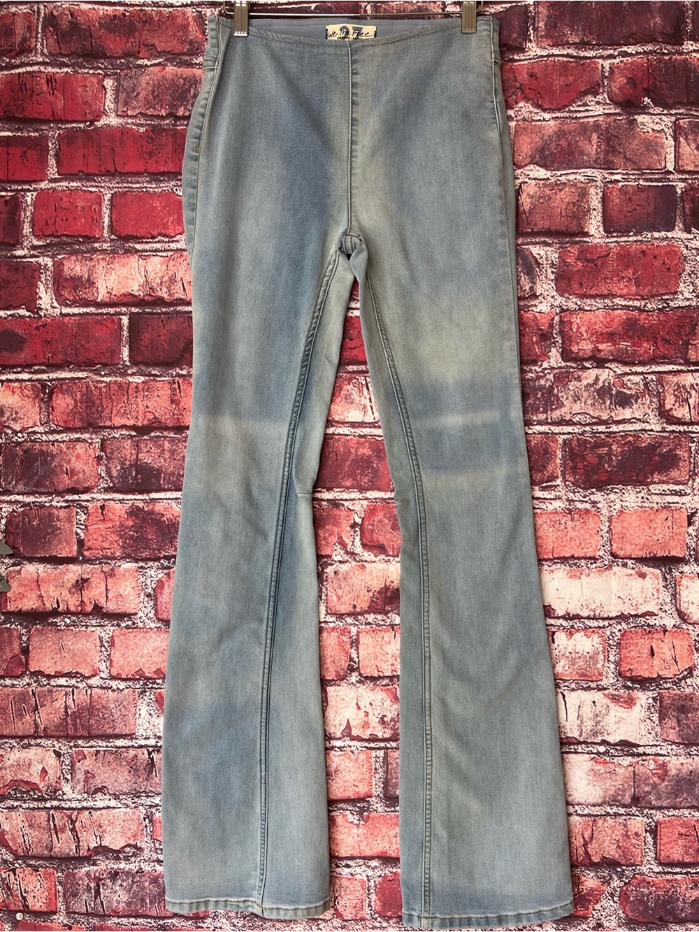 We The Free Free People Penny Pull On Flare Jeans Light Wash Size 27
